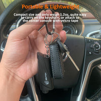 Window Breaker Seatbelt Cutter with Keychain Car Emergency Escape Tool for Land and Underwater, Pack of 2 (Black-Black)